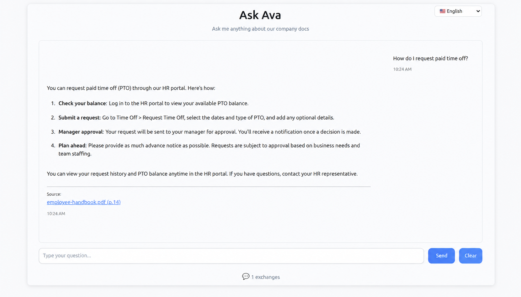 LuxonLink answer with a citation to an approved source document